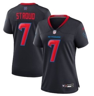 Womens NFL Houston Texans #7 Stroud Black New Limited Jersey