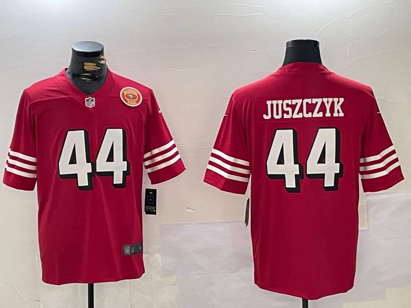 NFL San Francisco 49ers #44 Juszczyk Red Vapor Limited Jersey