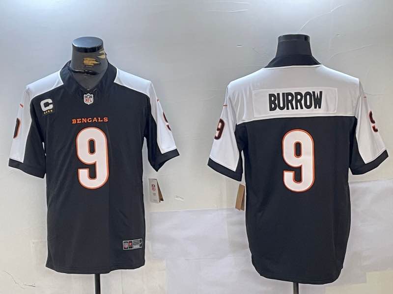 NFL Cleveland browns #9 Burrow thanksgiving Jersey