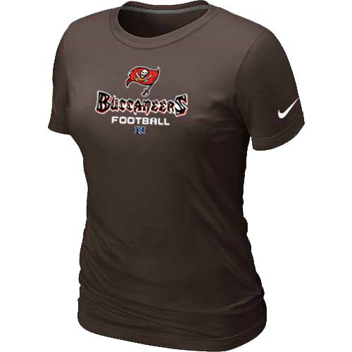  Tampa Bay Buccaneers Brown Womens Critical Victory TShirt 46 