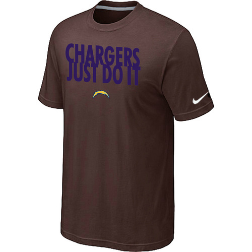 NFL San Diego Charger Just Do It Brown TShirt 14 