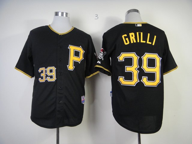 MLB Pittsburgh Pirates #39 Grilli Jersey Black