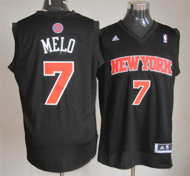 Adidas New York Knicks #7 Melo Anthony black jersey.JPG
