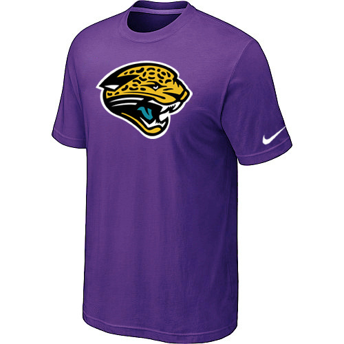  Jacksonville Jaguars Sideline Legend Authentic Logo TShirt Purple 83 