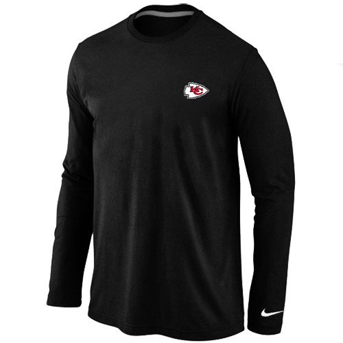 Kansas City Chiefs Logo Long Sleeve T-Shirt Black