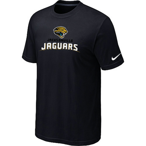  Nike Jacksonville Jaguars Authentic Logo TShirtblack 79 