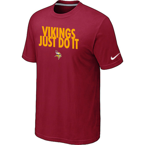 NFL Minnesota Vikings Just Do It Red TShirt 13 