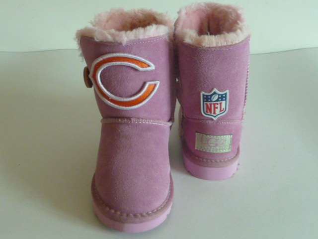 Youth Chicago Bears Boots Pink