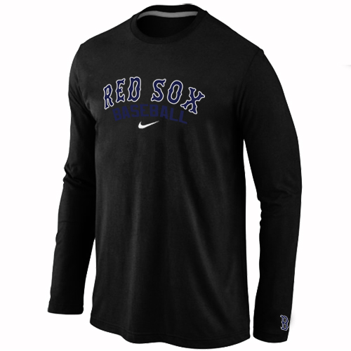 Nike Boston Red Sox Long Sleeve T-Shirt Black