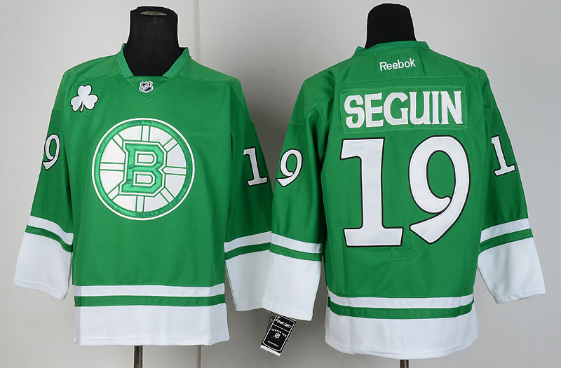 Boston Bruins #19 Seguin Green Jersey
