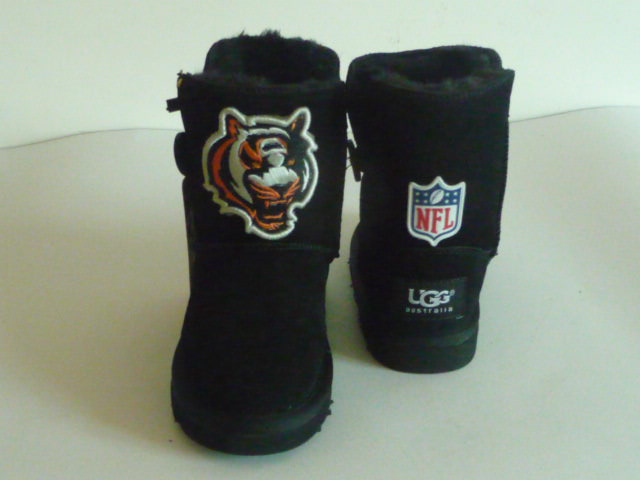 Kids NFL Cincinnati Bengals Black Boots