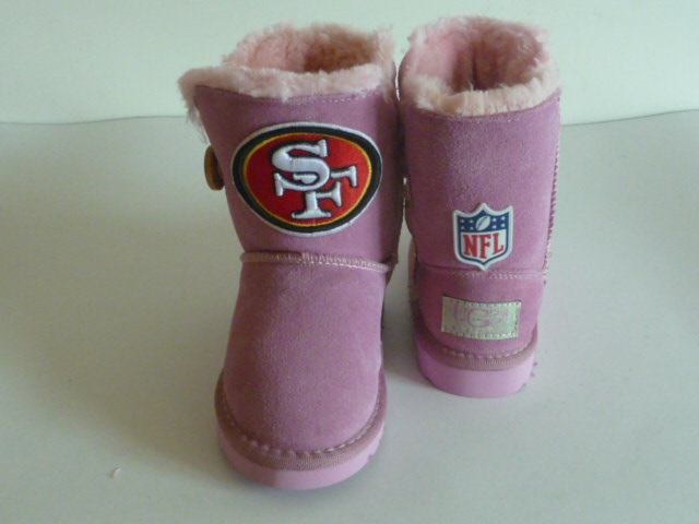 Youth San Francisco 49ers Boots Pink