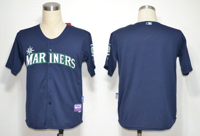 MLB Jerseys Seattle Mariners Blank Blue