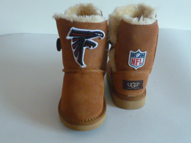NFL Atlanta Falcons Cuce Shoes Kids Fanatic Boots Tan