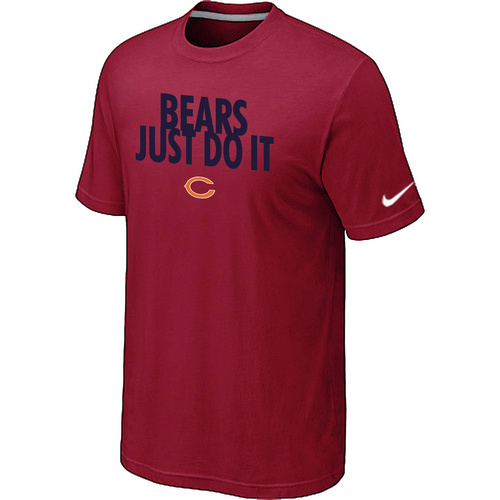 NFL Chicago Bears Just Do It Red TShirt 26 