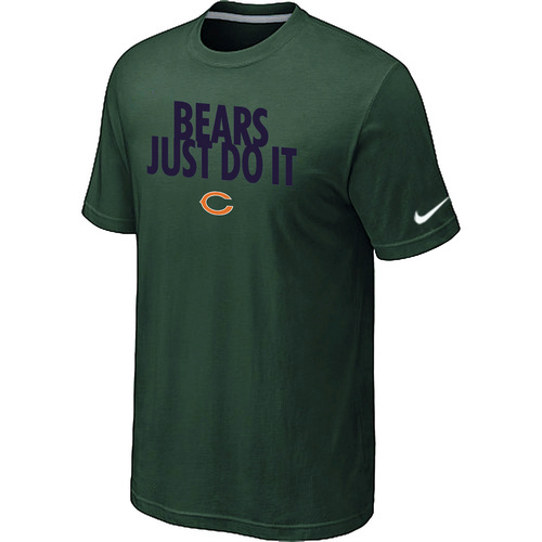 NFL Chicago Bears Just Do It D- Green TShirt 33 