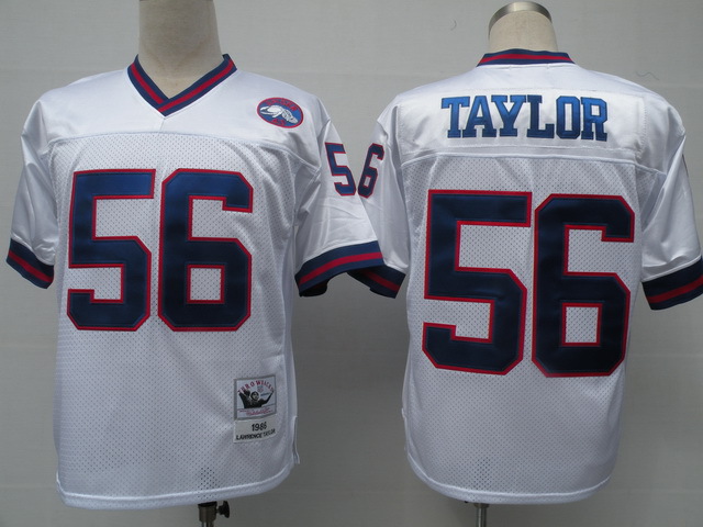 NFL Jerseys New York Giants 56 Lawrence Taylor White