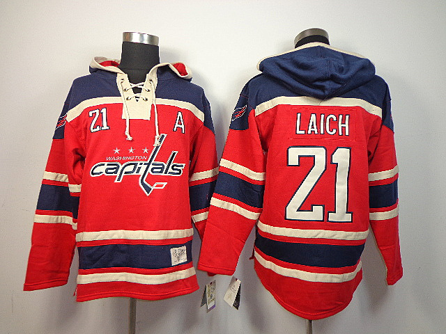 NHL Washington Capitals #21 Laich Red Jersey