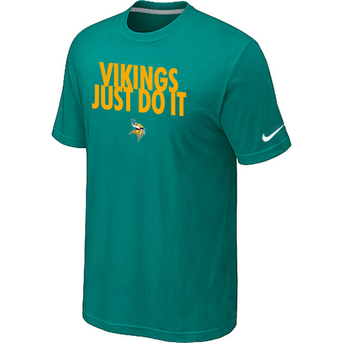 NFL Minnesota Vikings Just Do It Green TShirt 18 