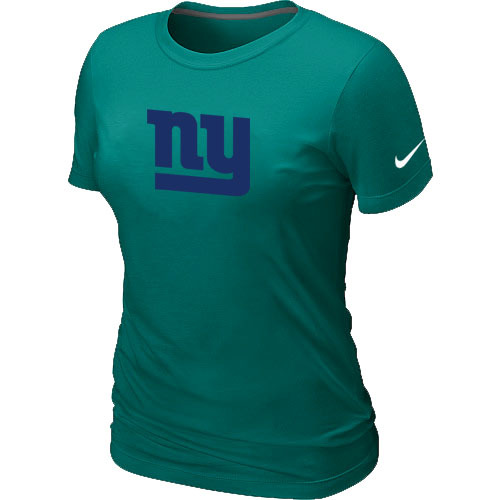 NFL York Giants Sideline Legend Authentic Logo Womens L-Green T Shirt 