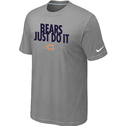 NFL Chicago Bears Just Do It L- Grey TShirt 30 