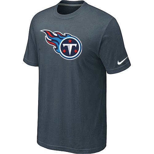  Nike Tennessee Titans Sideline Legend Authentic Logo TShirt Grey 86 