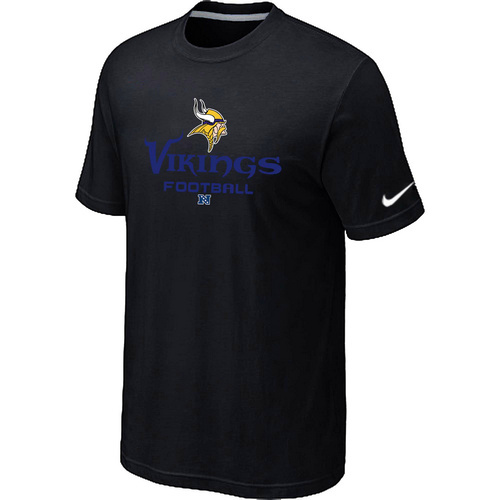  Minnesota Vikings Critical Victory Black TShirt 38 