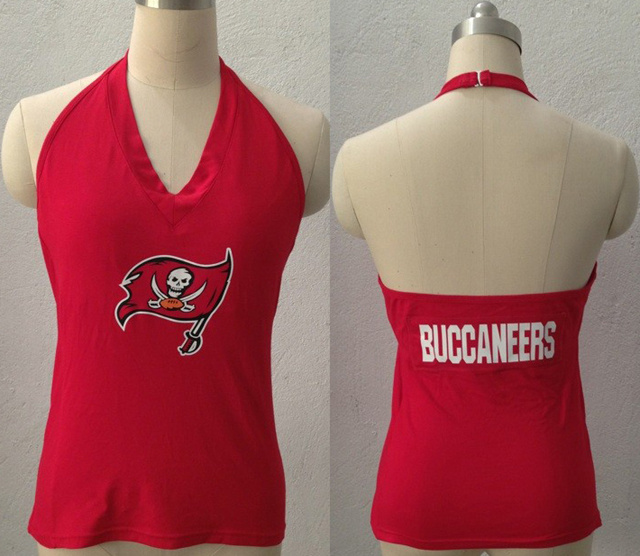 Womens All Sports Couture Tampa Bay Buccaneers Blown Coverage Halter Top