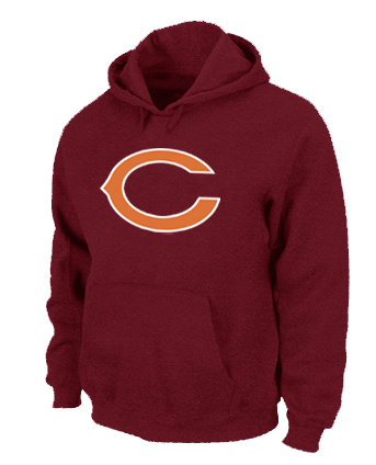 Chicago Bears Logo Pullover Hoodie RED