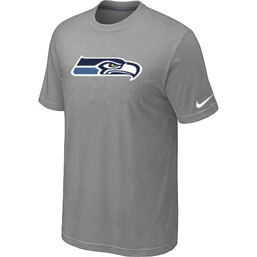  Nike Seattle Seahawks Sideline Legend Authentic Logo TShirt Lightgrey 81 