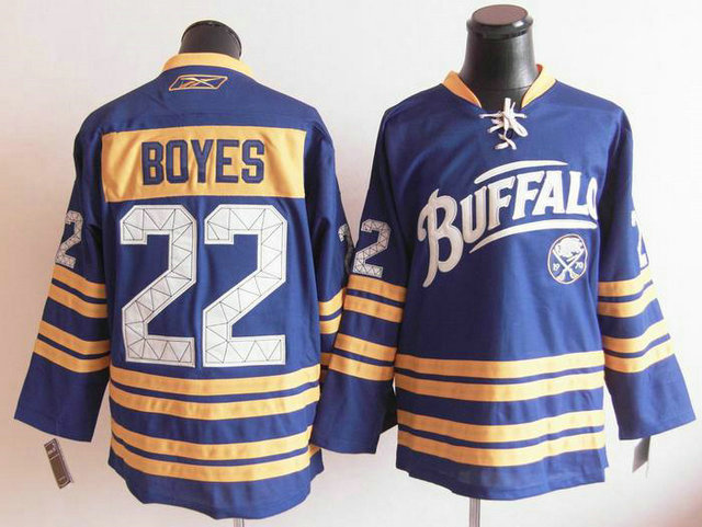 Buffalo Sabres #22 Boyes NHL Jersey Blue