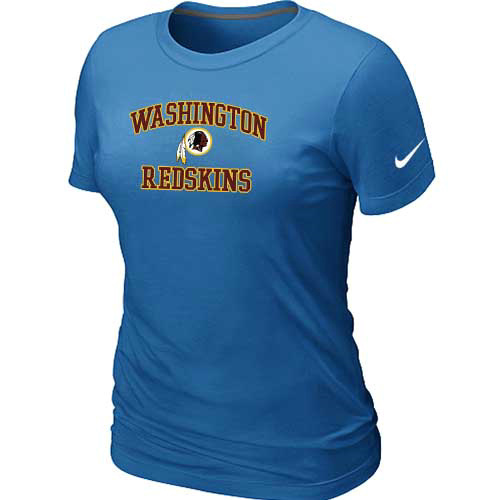  Washington Red Skins Womens Heart& Soul L-blue TShirt 45 