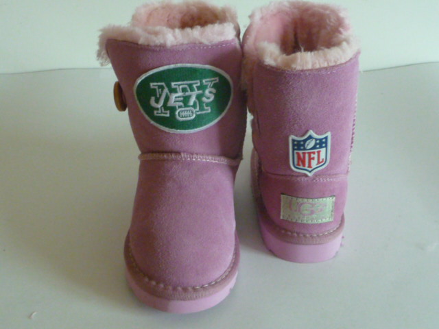 Youth New York Jets Boots Pink