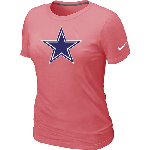  Dallas cowboys Pink Womens Logo TShirt 6 
