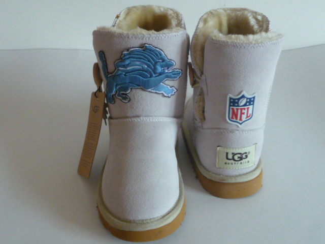 Kids NFL Detroit Lions UGG Snow boots Beige