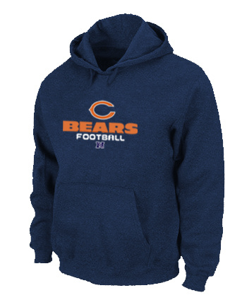 Chicago Bears Critical Victory Pullover Hoodie D.Blue