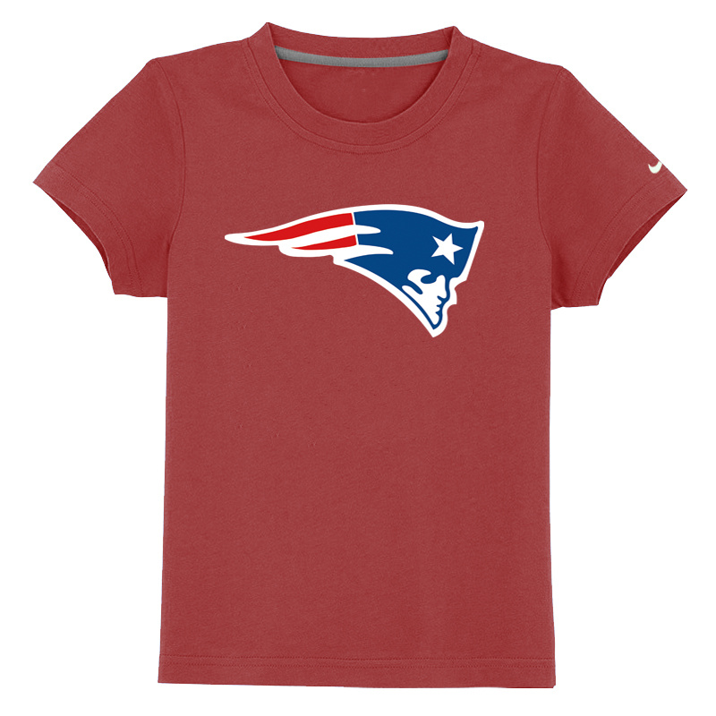 New England Patriots Sideline Legend Authentic Logo Youth T Shirt Red