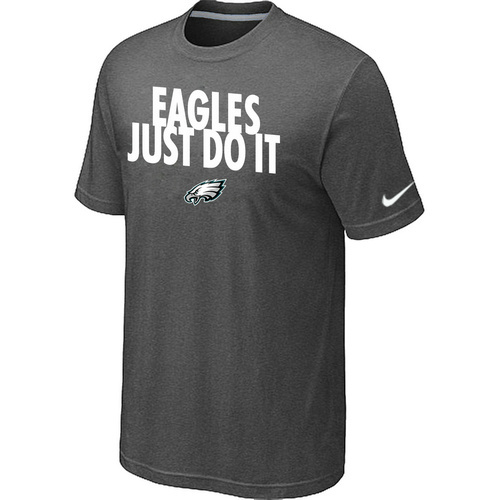 NFL Philadelphia Eagles Just Do It D- Grey TShirt 12 