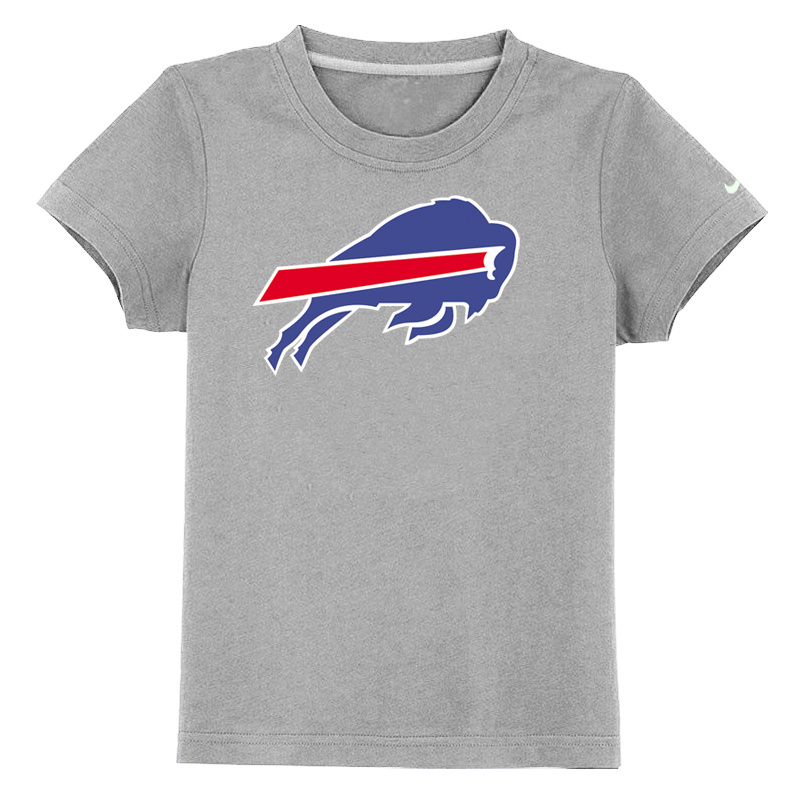 Buffalo Bills Sideline Legend Authentic Logo Youth T Shirt grey