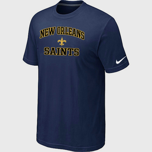 New Orleans Saints Heart& SoulD-Blue TShirt 98
