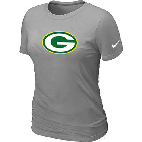  Green Bay Packers L- Grey Womens Logo TShirt 120 