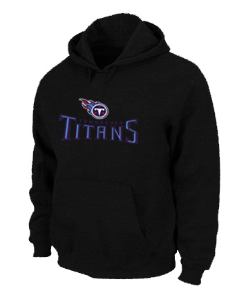 Tennessee Titans Authentic Logo Pullover Hoodie Black
