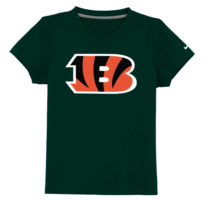 Cincinnati Bengals Sideline Legend Authentic Logo Youth T-Shirt D-Green