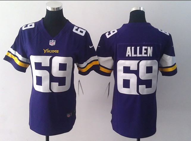 Nike Minnesota Vikings #69 Jared Allen Womens Jersey.JPG