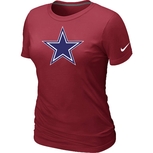  Dallas cowboys Red Womens Logo TShirt 40 