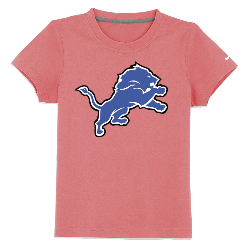 Detroit Lions Sideline Legend Authentic Logo Youth T Shirt Pink