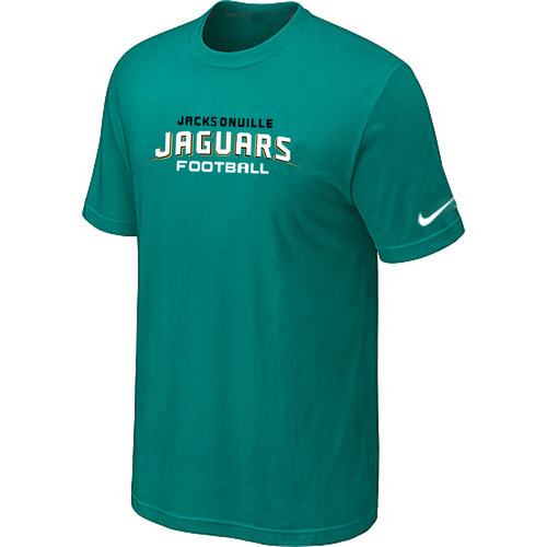  Nike Jacksonville Jaguars Sideline Legend Authentic Font TShirt Green 77 