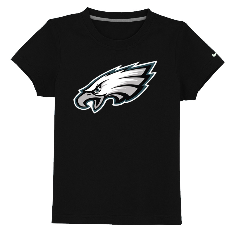 Philadelphia Eagles Authentic Logo Youth T Shirt BLack