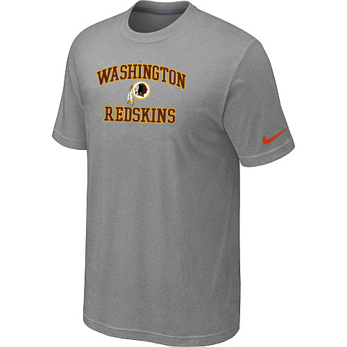  Washington Redskins Heart& Soul Lightgrey TShirt 85 