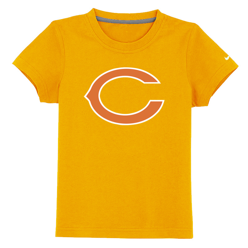 Chicago Bears Sideline Legend Authentic Logo Youth T Shirt yellow